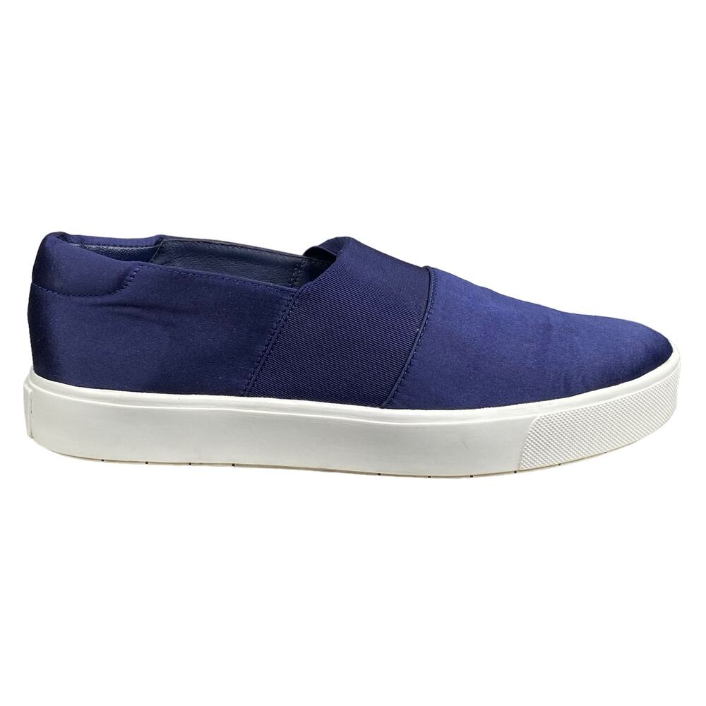 Vince Women’s Corbin Blue Satin Slip On Shoes Size US 5.5